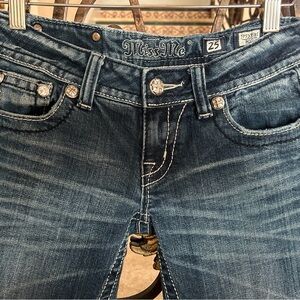 Miss Me Women's Dark Blue Boot Cut Jeans